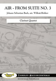 Air - from Suite No. 3 for Clarinet Quartet EPRINT cover